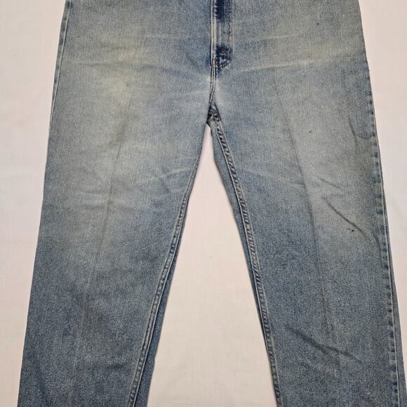 Levi's 540 Flex Denim Jeans Mens 42x30 Light Wash Relaxed Fit - Picture 3 of 15